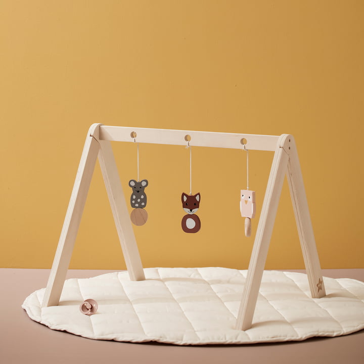 Spielteppich, rund, Ø 100 cm, offwhite von Kids Concept