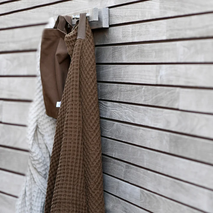 Big Waffle Duschtuch von The Organic Company