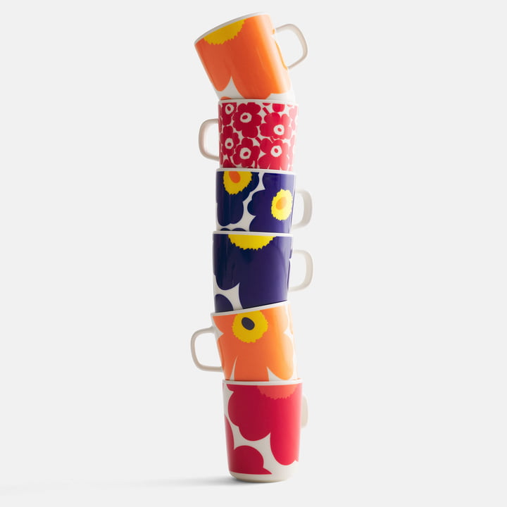 Oiva Unikko Becher mit Henkel 60th Anniversary von Marimekko