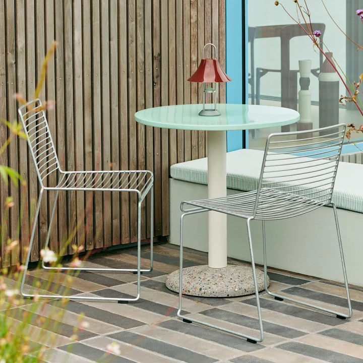 HAY - Hee Dining Chair, hot galvanised