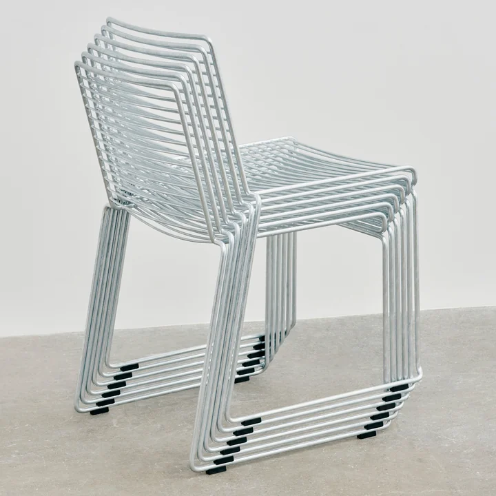 HAY - Hee Dining Chair, hot galvanised