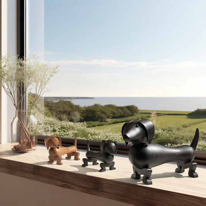 Holz-Hund von Kay Bojesen