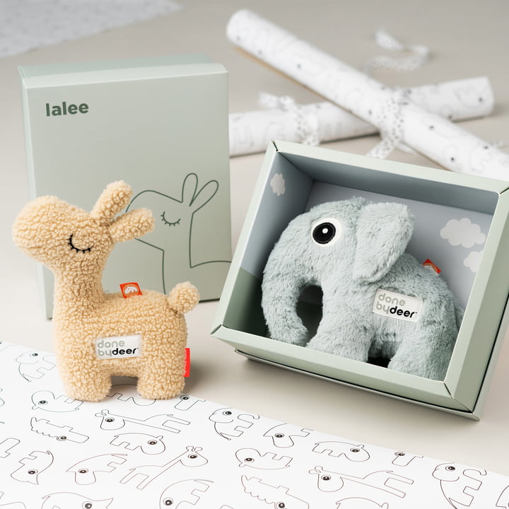 Kuscheltier in Geschenkbox von Done by Deer