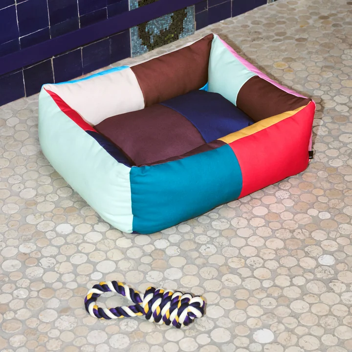 Dogs Rope Spielzeug und Hundebett, S, multi von HAY