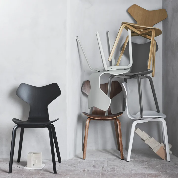 Fritz Hansen - Grand Prix Stuhl Holz