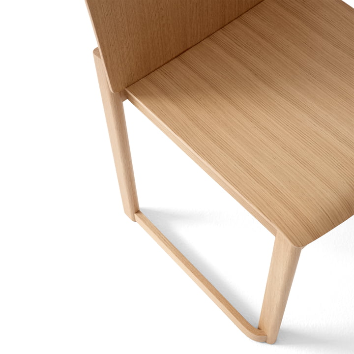 Allwood Side Chair AV35, Eiche lackiert von &Tradition