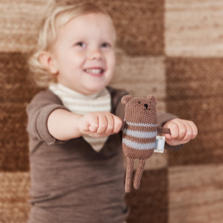 Bella Bear Rassel, brown melange von OYOY Mini