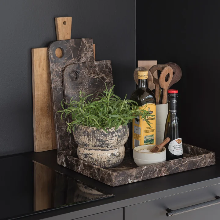 Marble Tablett von Mette Ditmer