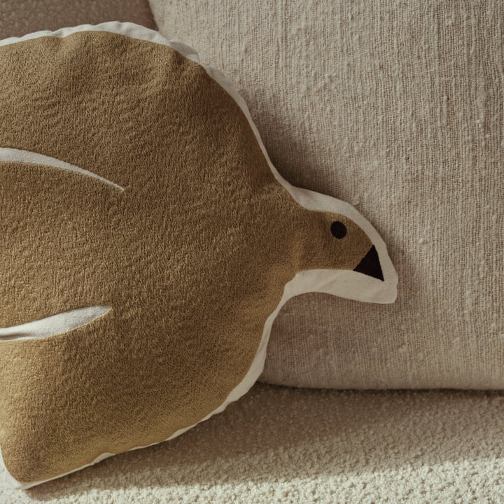 Swif Bird Kissen, silver fern von ferm Living