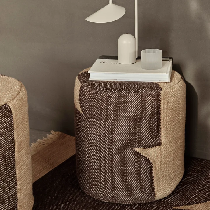 Forene Cylinder Pouf von Ferm Living