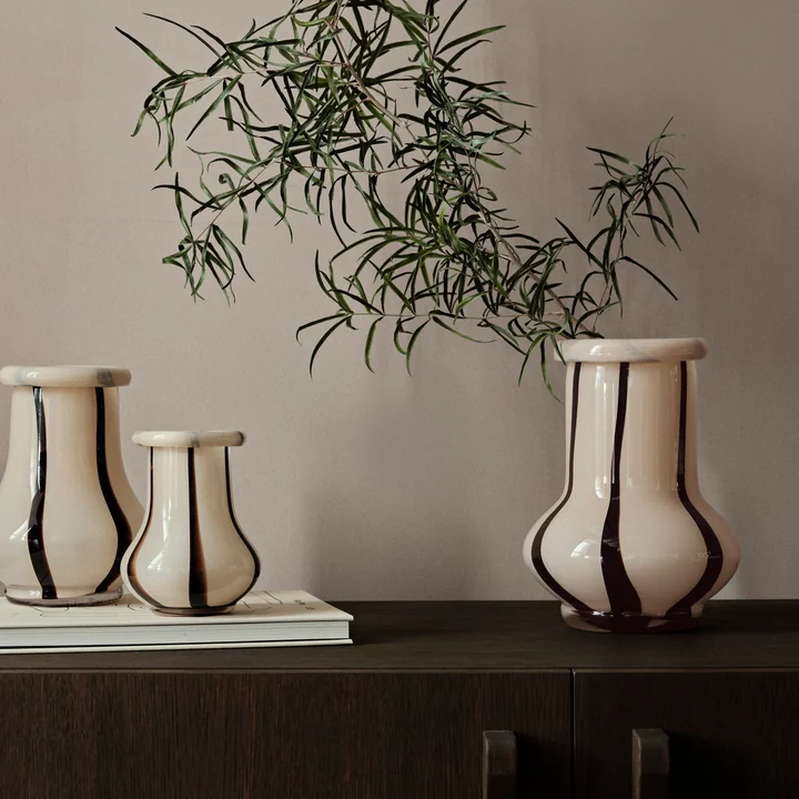 Ferm Living - Riban Vasen, cream