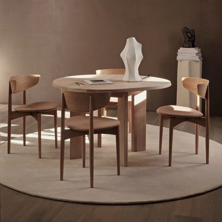 Tarn Esstisch, 115 cm, Buche weiß geölt von Ferm Living