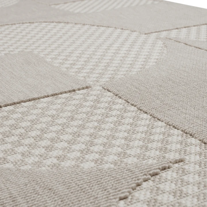 Fatboy - Carpretty Catwalk Jigsaw Outdoor-Teppich, 80 x 200 cm, creme / weiß