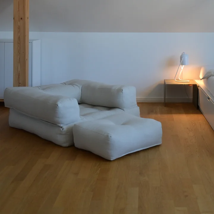 Cube Schlafsessel, 90 x 190 cm, linen von Karup Design