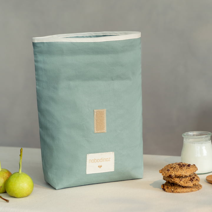 Sunshine Eco Lunch Bag, eden green von Nobodinoz