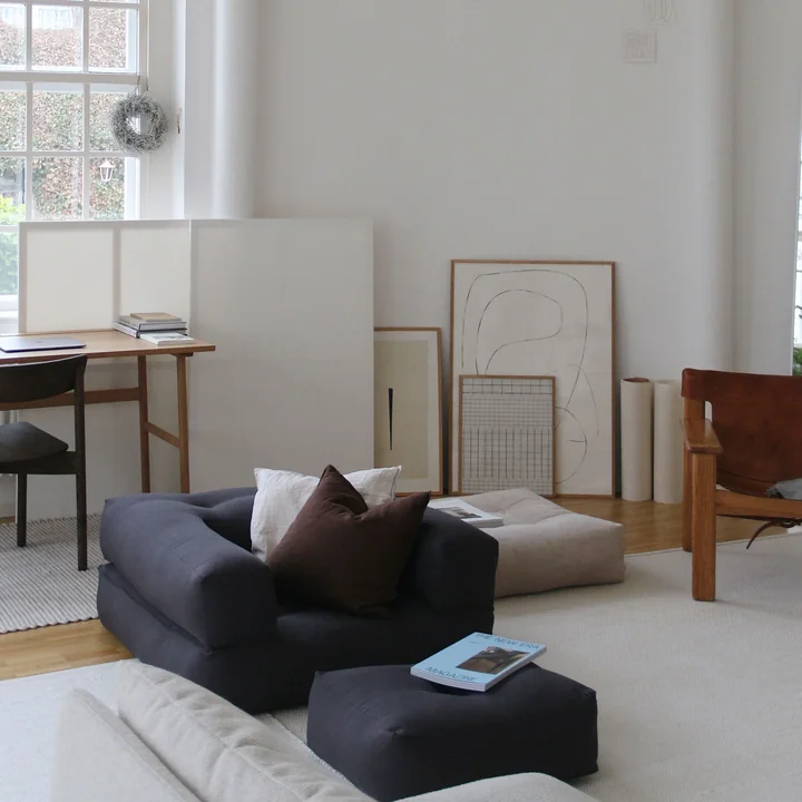 Cube Schlafsessel, 90 x 190 cm, linen von Karup Design