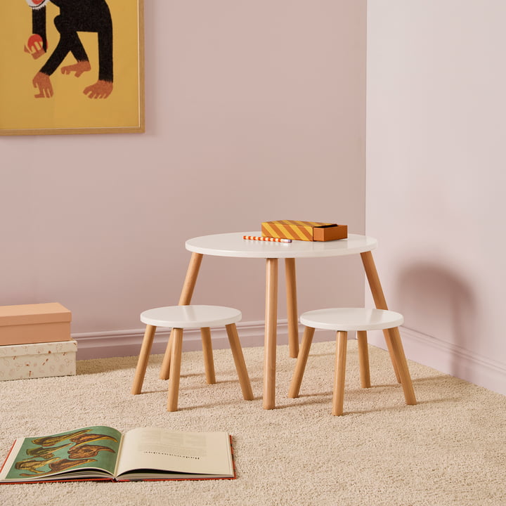 Tisch und Hocker von Kids Concept 