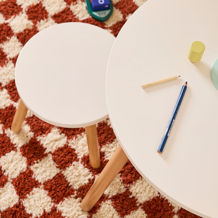 Tisch und Hocker von Kids Concept 