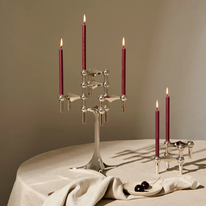 Stoff Nagel - Paraffin-Kerzen