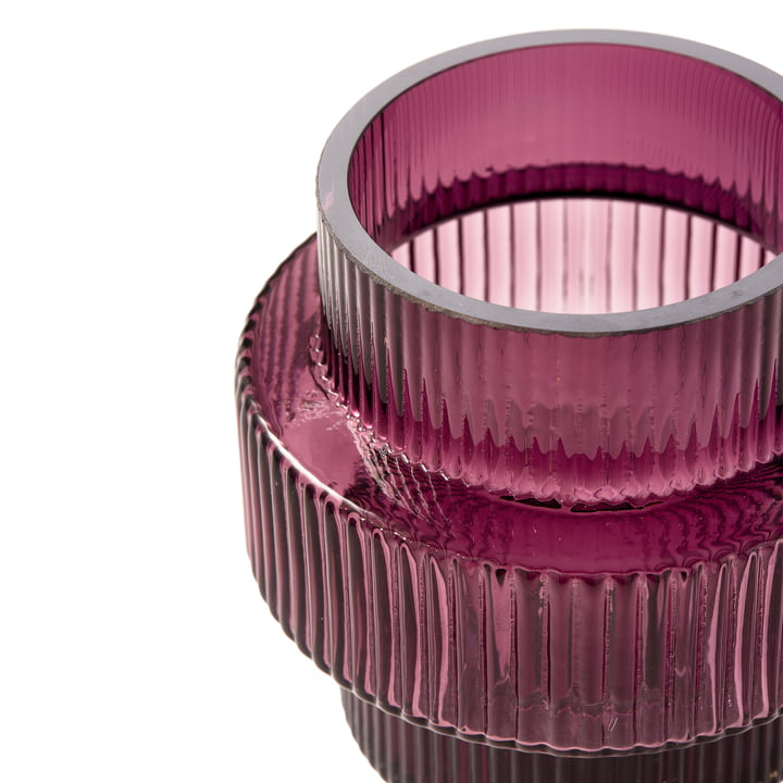 Pols Potten - Steps Kerzenhalter, Ø 12 cm, dunkles lila