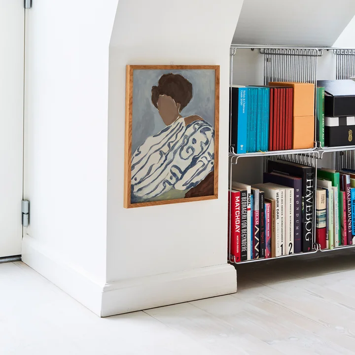 Blue Curls Poster von Paper Collective