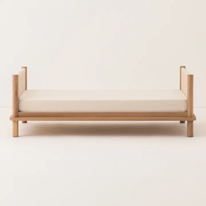 Nobodinoz - Latitude Evolutive Junior Bett, 70 x 140 cm, Eiche natur