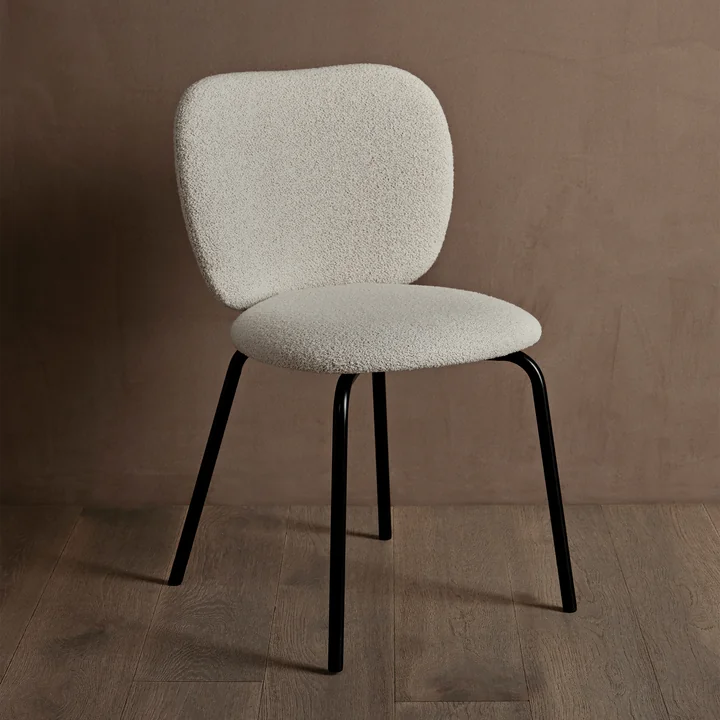 Ferm Living - Rico Chair, off-white melange (Soft Bouclé)