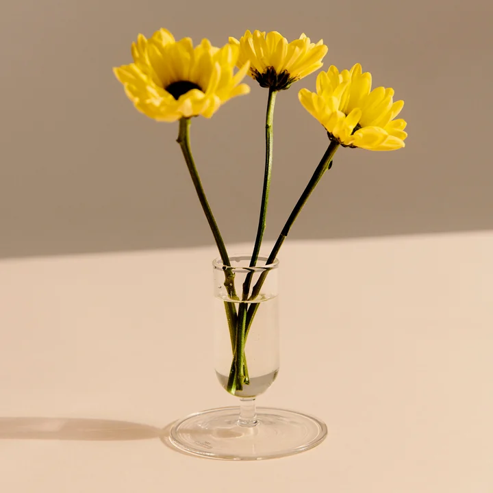 Tiny Vase Ø 7 x H 8.6 cm, klar von HAY