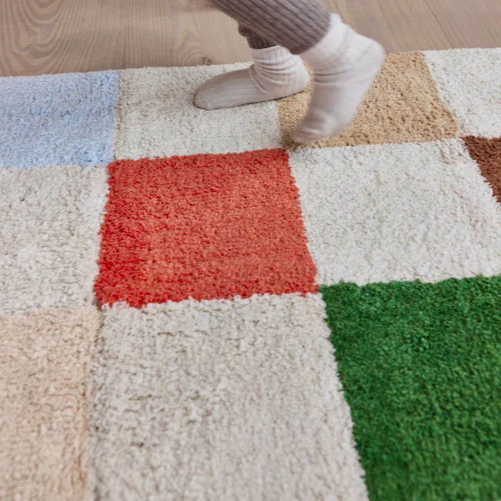 Chess Teppich, 48 x 168 cm, mehrfarbig von OYOY Mini