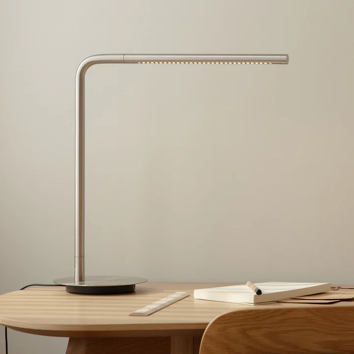 Umage - Omni LED-Tischleuchte, Stahl gebürstet