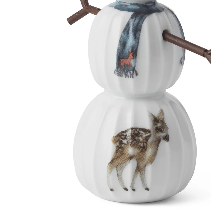 Hammershøi Christmas 2024, Schneemann, weiss von Kähler Design