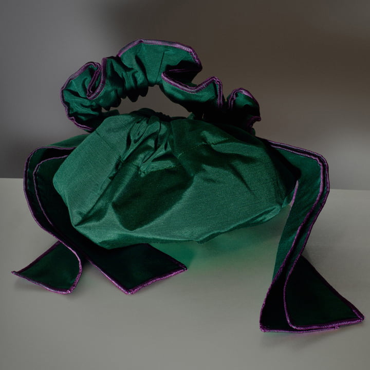 Scrunchie Bag, hunter green von Juslin Maunula