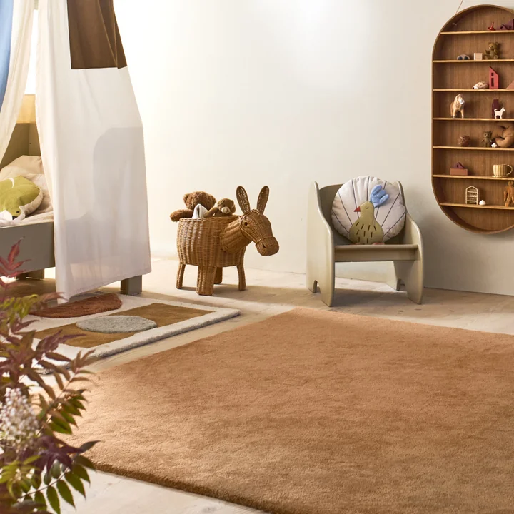 Ferm Living - Donkey Aufbewahrung geflochten, rattan