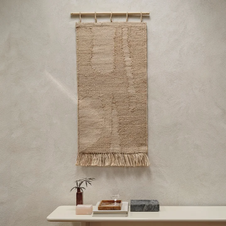 Ferm Living - Harvest Wandteppich Jute 50 x 100 cm, natural