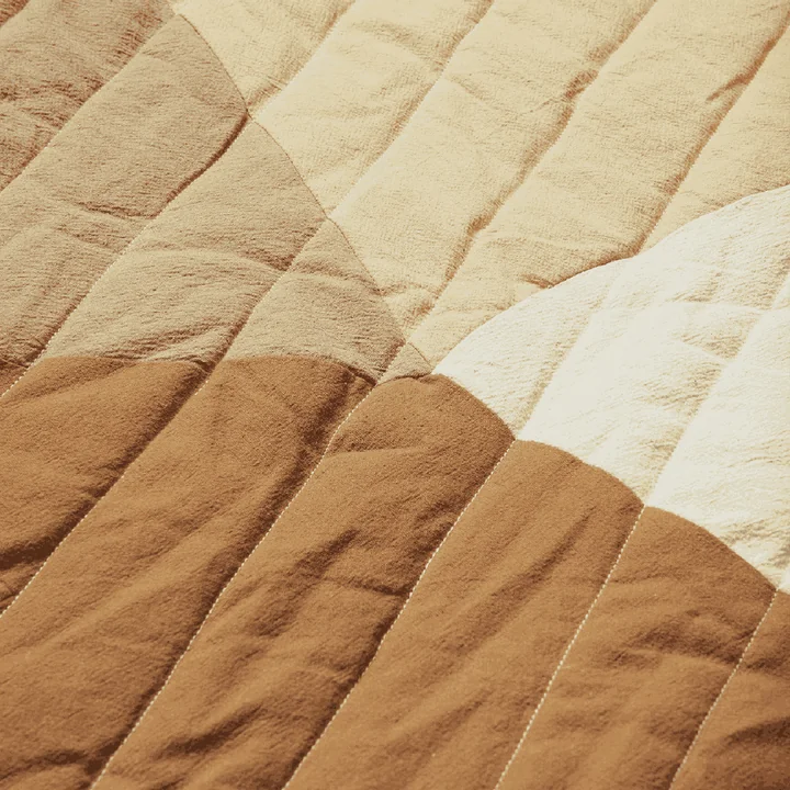 Ferm Living - Swif Steppmatte, 80 x 110 cm, bunt