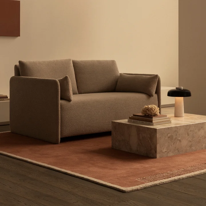 Duomo Teppich, terracotta rot von Audo