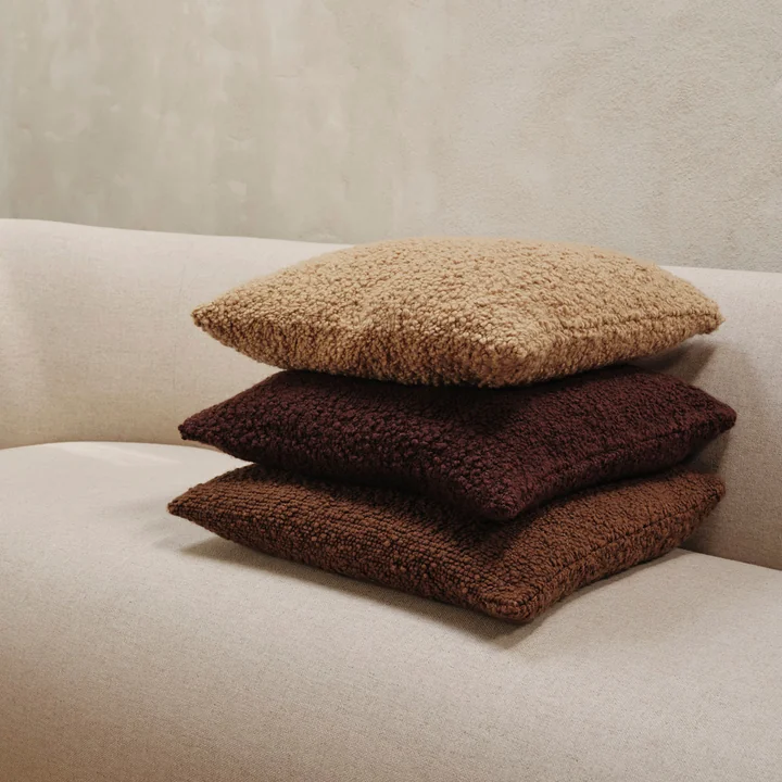 Ferm Living - Moor Kissenbezug, 50 x 50 cm, honey