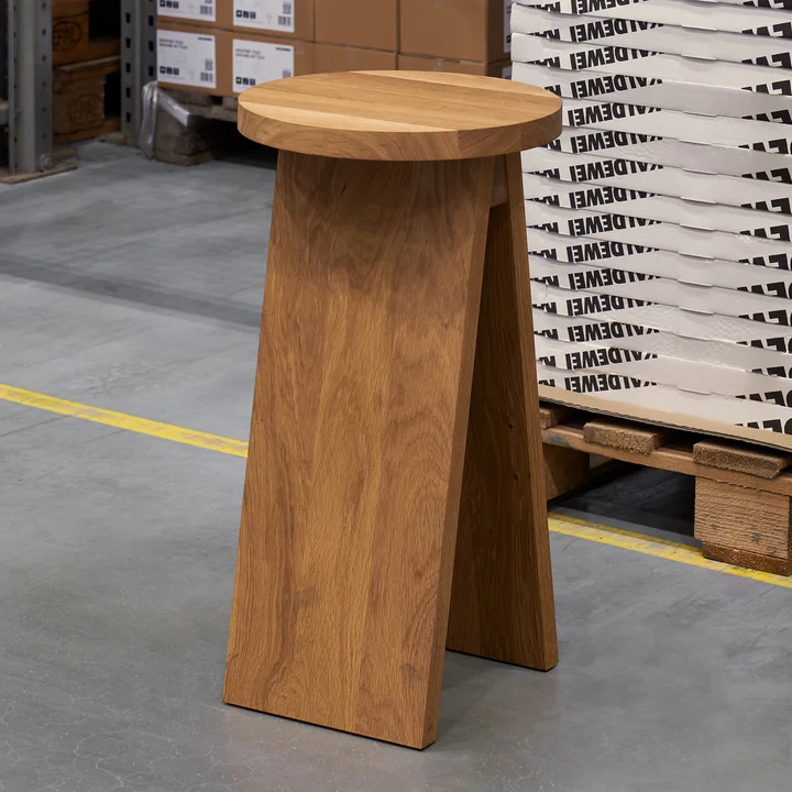 e15 - EK02 Stool Hocker, hoch, eiche