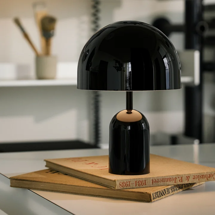 Tom Dixon - Bell LED Tischleuchte mit Akku, schwarz