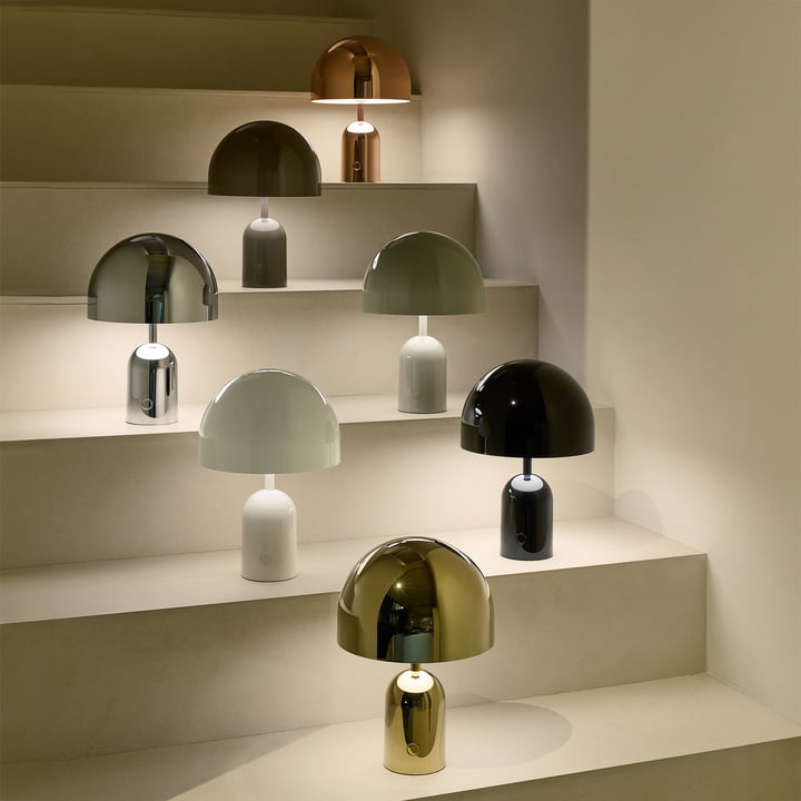 Tom Dixon - Bell LED Tischleuchte mit Akku, Gruppe