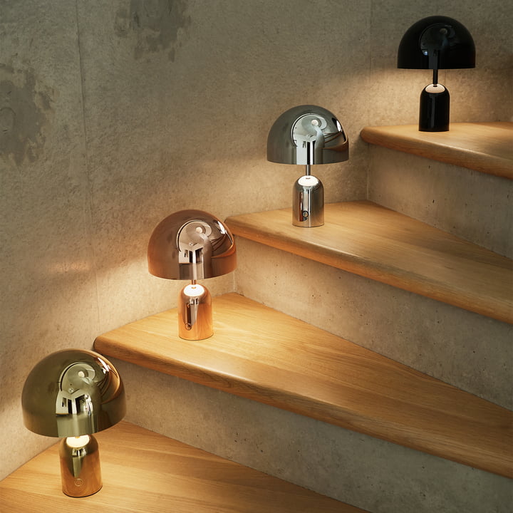 Tom Dixon - Bell LED Tischleuchte mit Akku, Gruppe