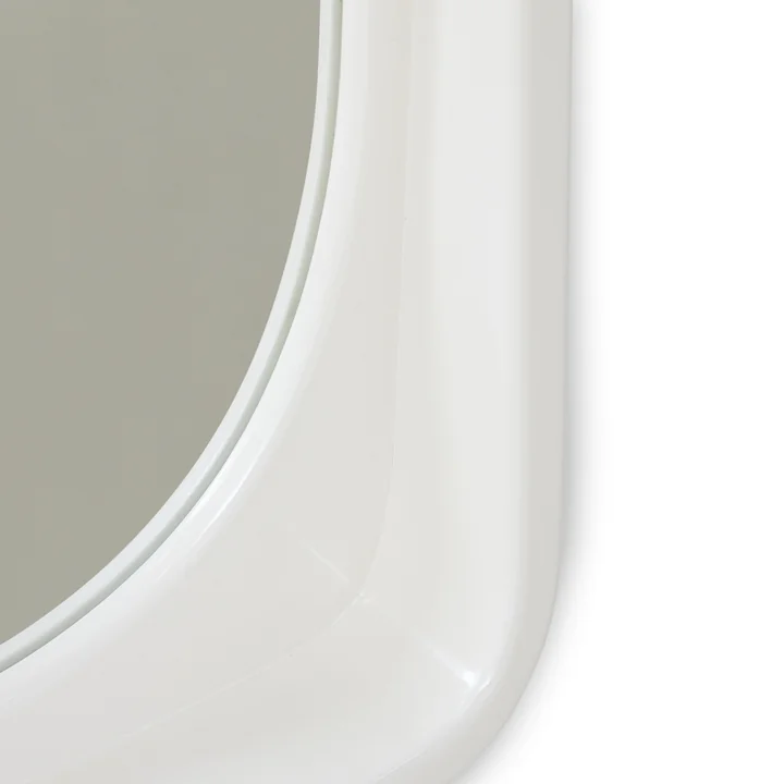 HKliving - Curve Spiegel 52 x 71 cm, eggshell glänzend