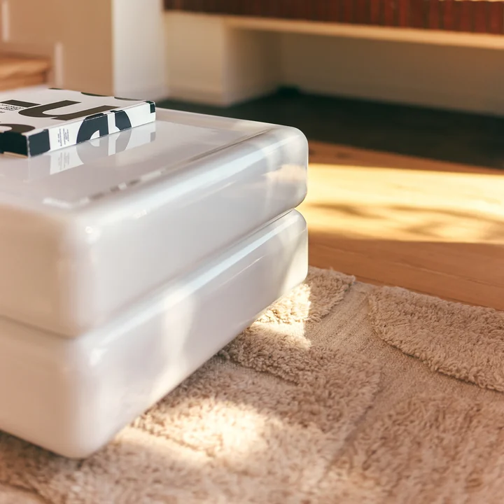 HKliving - Space Couchtisch, 60 x 60 cm, weiß