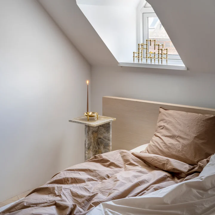 Kerzenhalter und Schale von Stoff Nagel