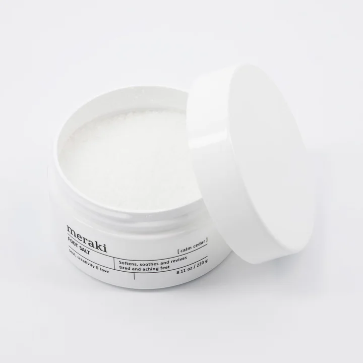 Meraki - Fußsalz, Calm cedar, 200 ml