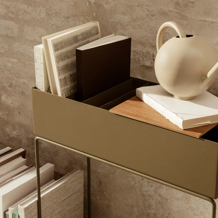 Ferm Living - Tablett für Plant Box, Eiche geölt