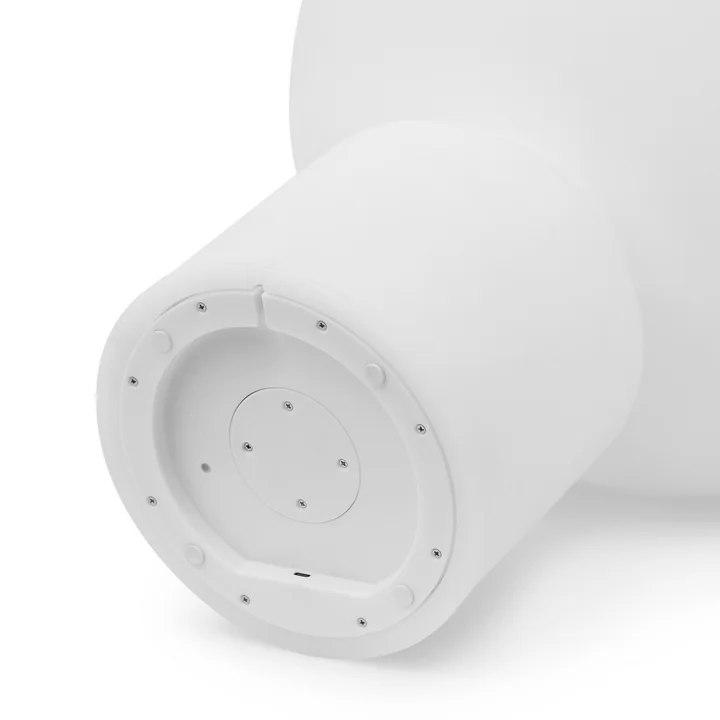 Yo LED Tischleuchte mit Akku, weiß, large, H 60 x Ø 40 cm von Normann Copenhagen