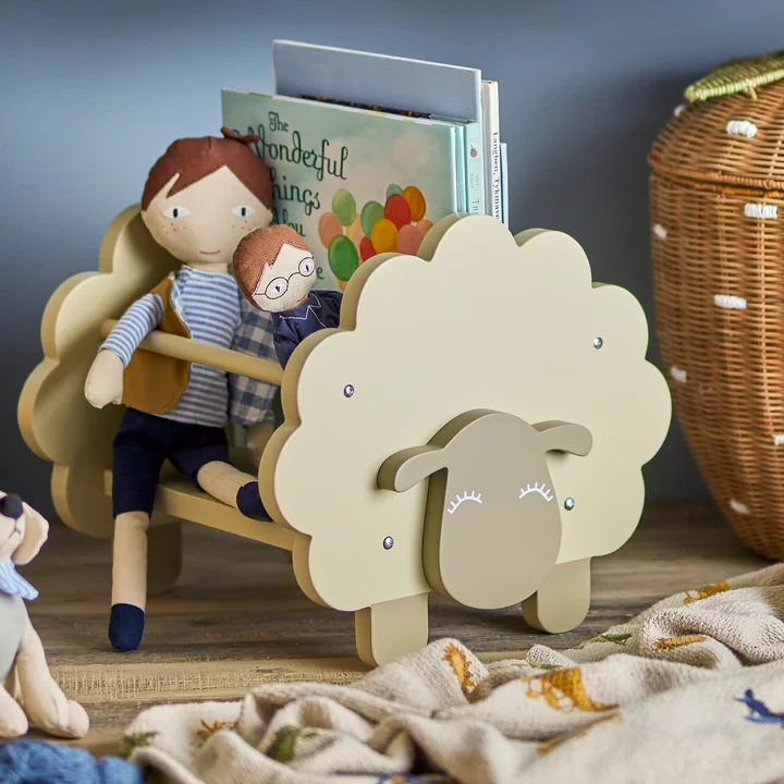 Bloomingville Mini - Dolly Bücherregal, Schaf, grau