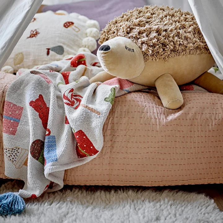 Bloomingville Mini - Sweets Decke, 130 x 160 cm, mehrfarbig