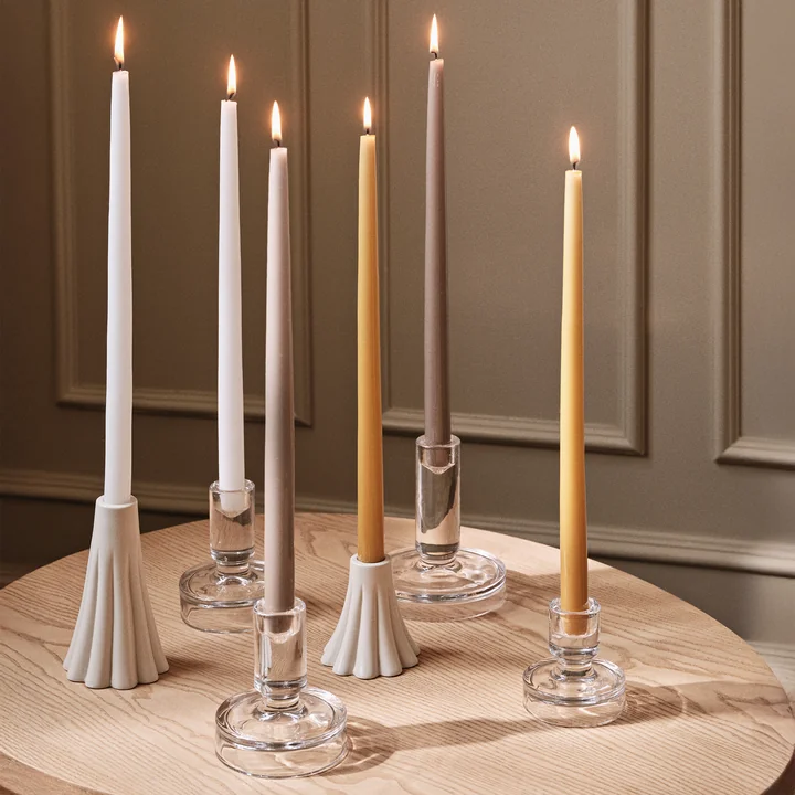Broste Copenhagen - Heli Kerzenhalter, cream